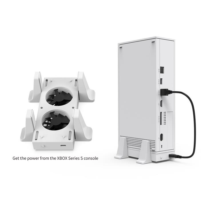 پایه شارژر دسته بازی دابی مدل Dobe TYX-0663 مناسب برای XBOX Sereis S به همراه باطری - تصویر 2