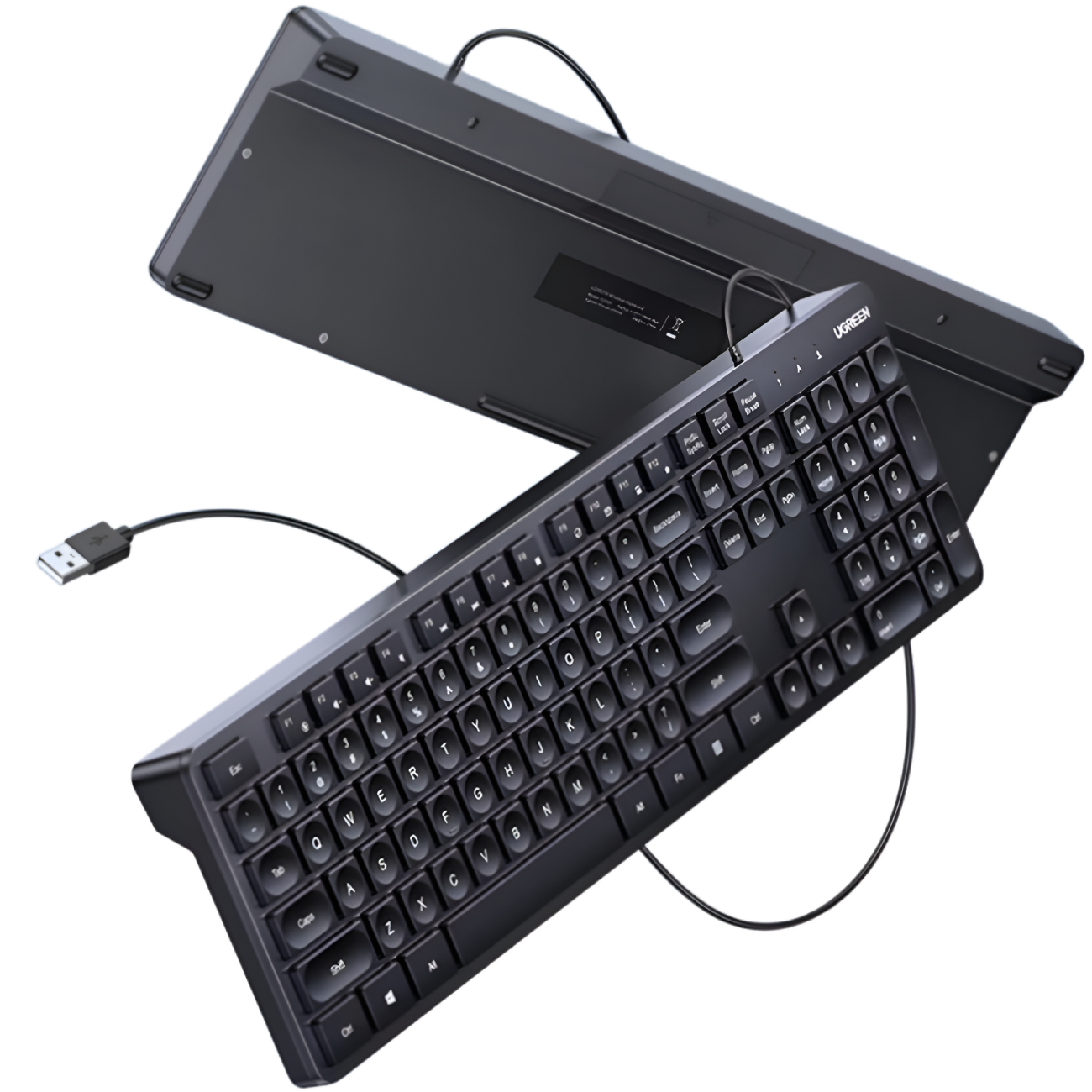 کیبورد سیمی USB یوگرین KU004 90875 - تصویر 2