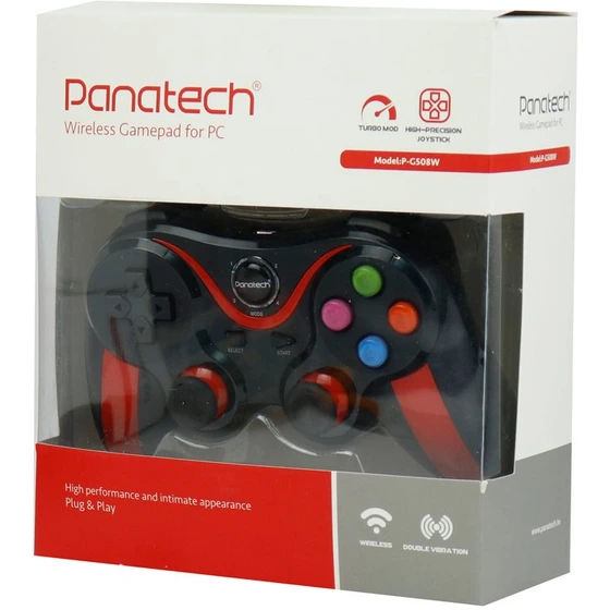 دسته بازی بی سیم تک شوکدار PANATECH پاناتک مدل P-G507W - تصویر 3