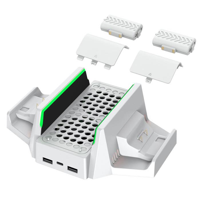 پایه شارژر دسته بازی دابی مدل Dobe TYX-0663 مناسب برای XBOX Sereis S به همراه باطری - تصویر 3