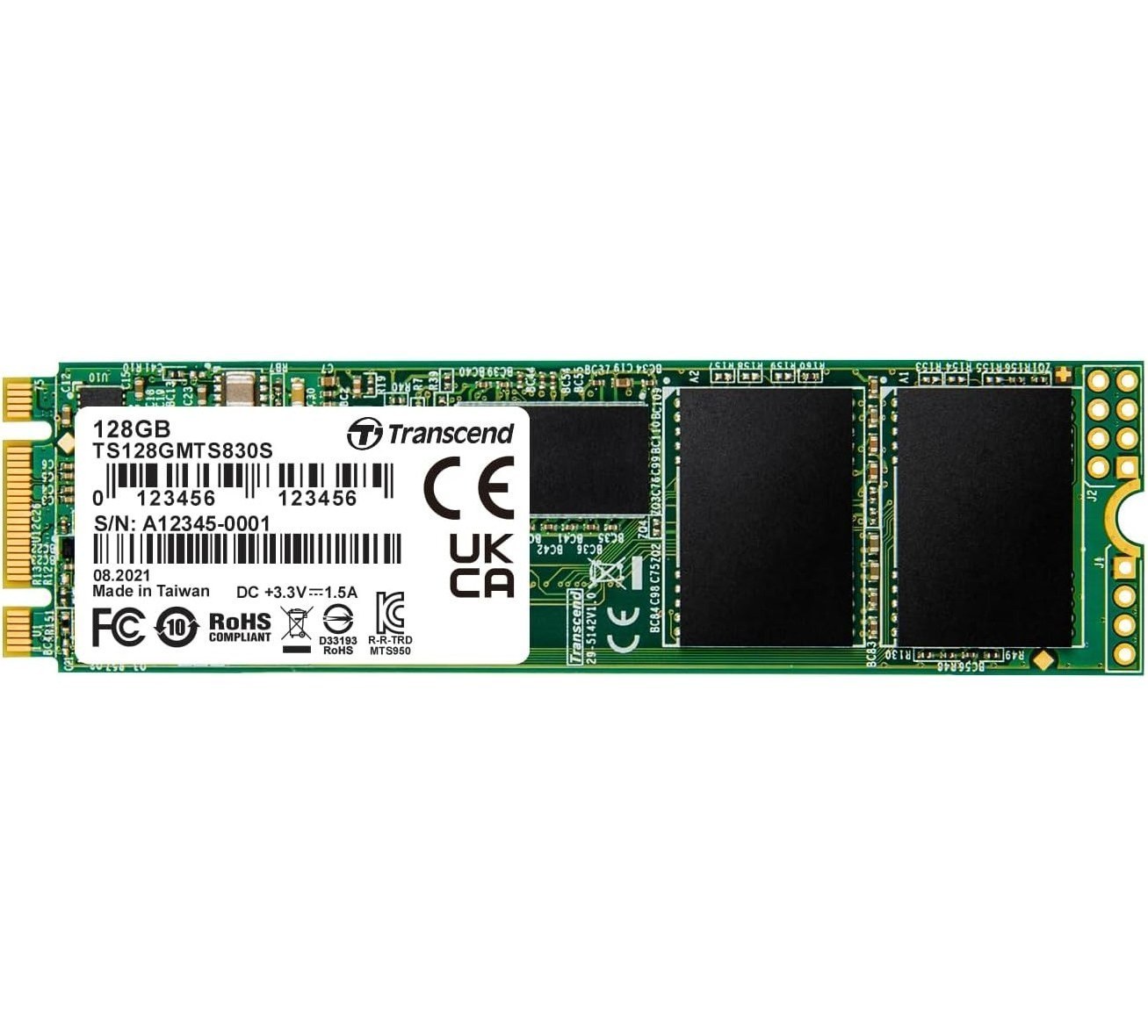 حافظه SSD ترنسند 830S ظرفیت ۱۲۸ گیگابایت